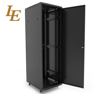 SPCC 18U-47U 19" Rack Enclosure Server Cabinet With Sing Open Back Door