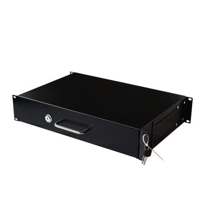 19inch 1U 2U 3U 4U Sliding Rack Drawer with Lock Rack Assembly Steel Metal Drawer Rack Mount Drawer 19-Inch Steel Locking Storage for Server Cabinets