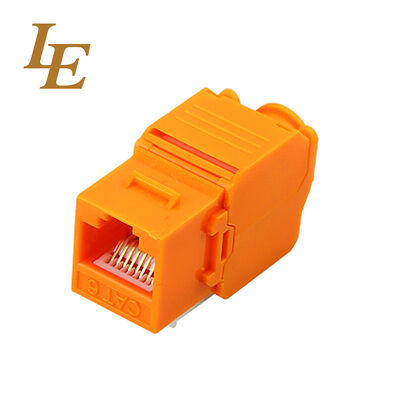 Toolless Cat6A FTP RJ45 Modular Plug, Shielded 8P8C Connector for Network Cabling