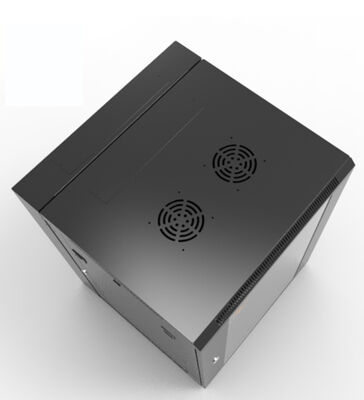 4U 6U 9U 12U 19 Inch 600x550mm 600x600mm Data Dual Section Wallmount Cabinet with Removable Side Panels