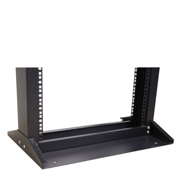 RC-Open Server Rack Cabinet 19 Inch 18U to 47U Adjustable Depth Cold Rolled Steel Network Rack with Powder Coated Finish