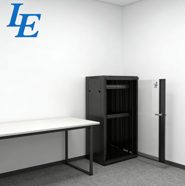 Server Rack Cabinet 27U with 600mm Depth SPCC Frame and Tempered Glass Door