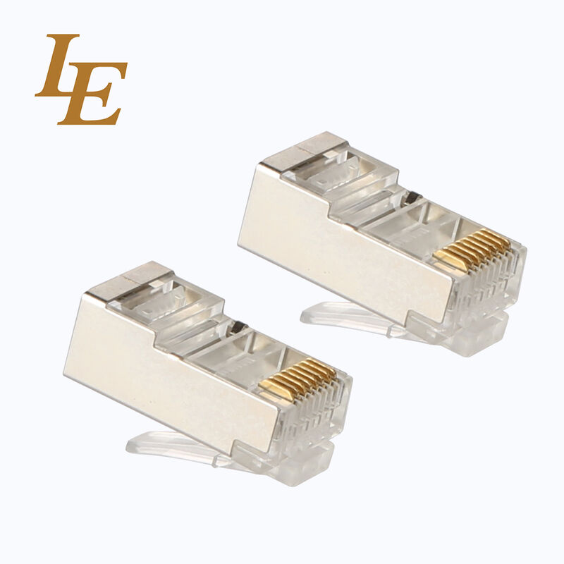 FTP 8P8C Copper Ethernet RJ45 Connector 4P4C 4P2C Keystone Jack