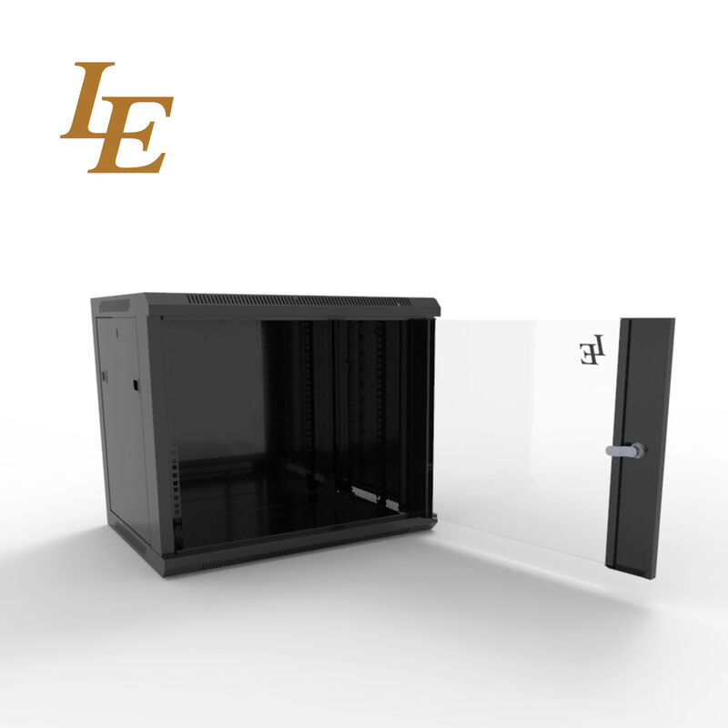 19 Inch 6U Wall Mount Data Center Cabinet with Welded Frame Removable Side Panels
