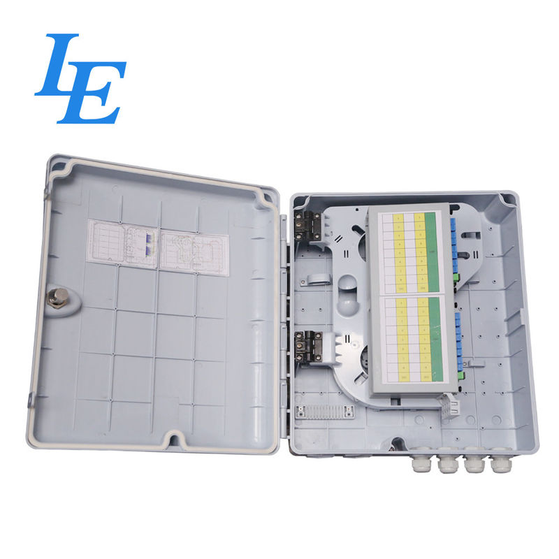 32 Ports Fibre Optic Cable Termination Boxes , Waterproof Distribution Box For FTTX