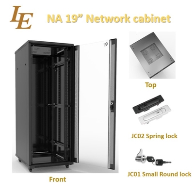 SPCC Холоднокатаная сталь 42u Серверная стойка Кабинет сетевой шкаф Ip20