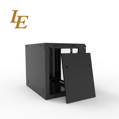 LE 4U 6U SPCC черный односекционный стенный серверный стойка сборка упаковки