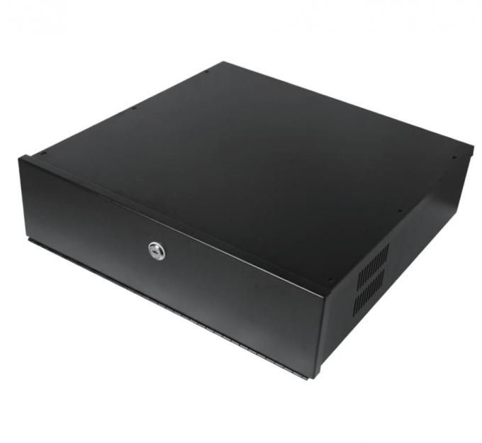 18"x18"x5" Металлический DVR Lockbox с охлаждающим вентилятором для DVR и NVR MDVR Steel Box IP20 RAL7035 Серый RAL9004 RAL9005 Черный металлический корпус 1